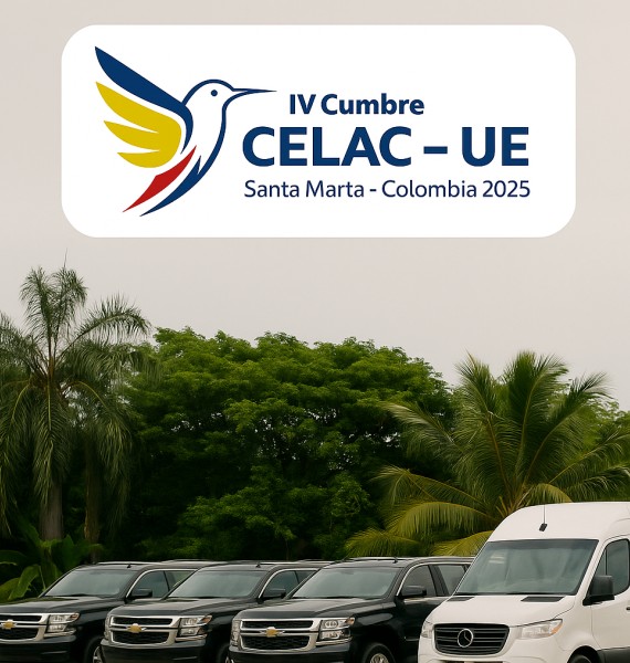 Flota ejecutiva DSG en aeropuerto de Santa Marta